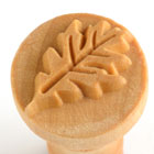 MKM Oak Leaf 2.5cm wood stamp